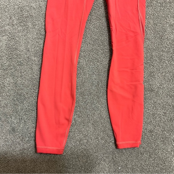 Lululemon Train Time HR Tight 25‘’ size：2 Poppy Coral - Picture 3 of 9